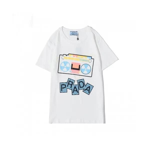 [프라다]Prada 2020 Mens Basic Logo Short Sleeved Tshi… - 1