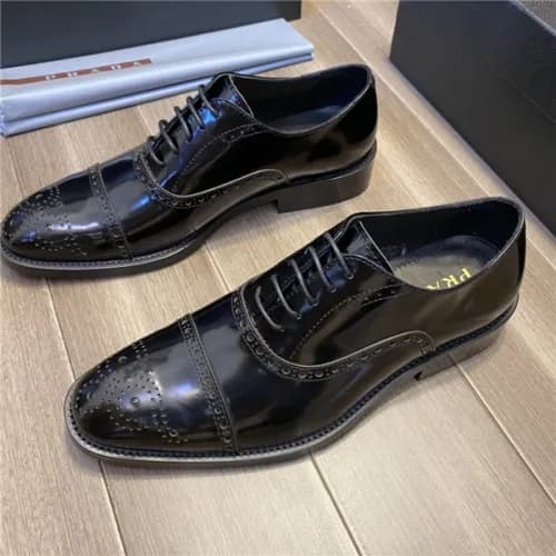 Prada 2020 Men's Leather Oxford Shoes - 프라다 20… - 1