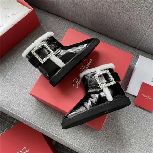 Roger Vivier 2020 Women's Leather Wool Ankle B… - 1