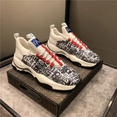 Dior 2020 Men's Leather Sneakers - 디올 2020 남성용… - 1
