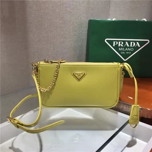 Prada 2020 Women's Leather Shoulder Bag,20cm -… - 1