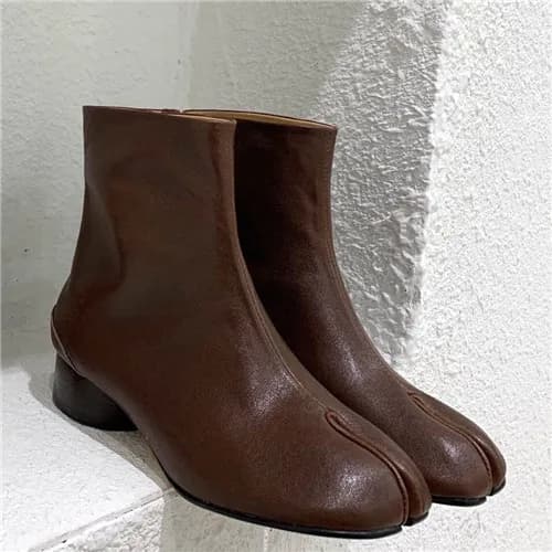 Maison Margiela 2021 Women's Leather Ankle Boo… - 1