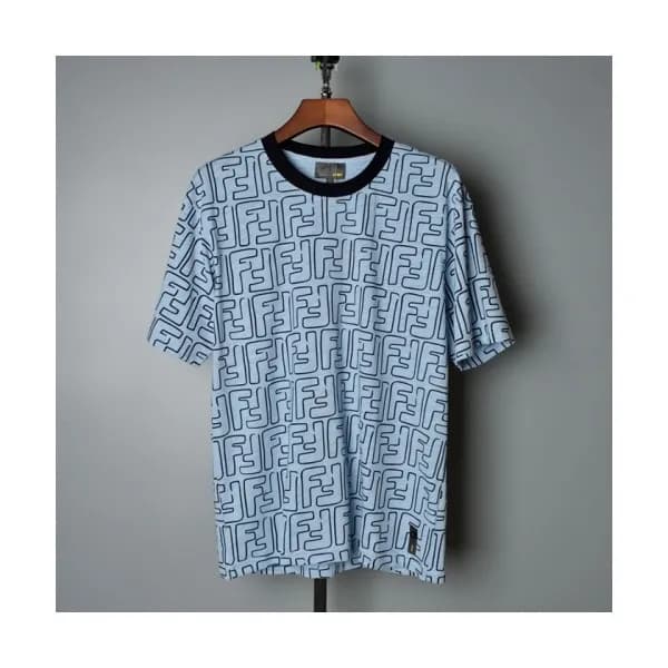[펜디]Fendi 2021 Mens Logo Casual Short Sleeved Tshi… - 1
