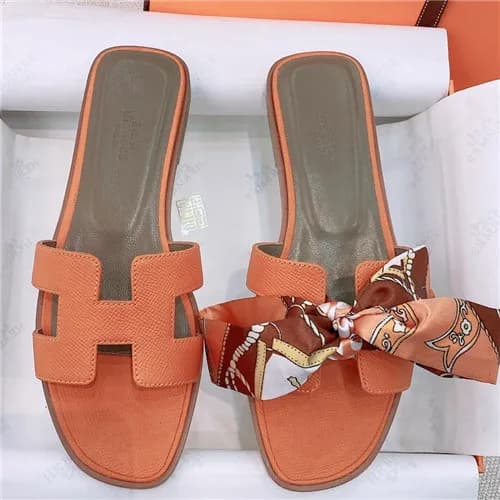 Hermes 2021 Women's Leather Slipper - 에르메스 202… - 1