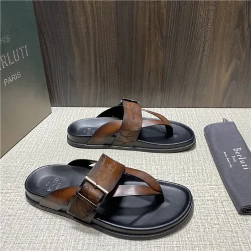 Berluti 2021 Men's Leather Mule,BERTS0233 - 벨루… - 1
