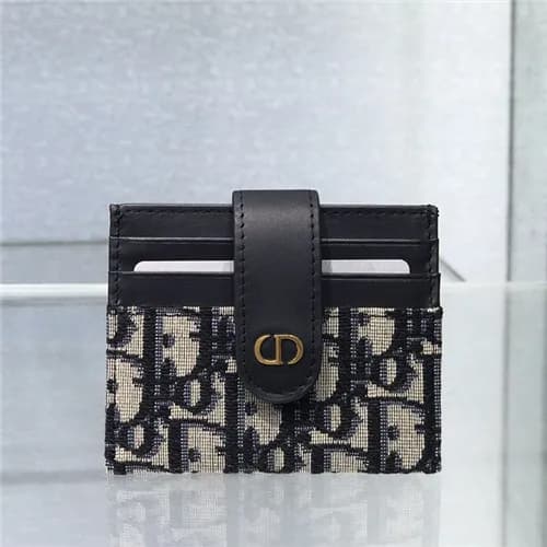 Dior 2021 Women's Canvas Card Purse,10cm,DIOW0… - 1