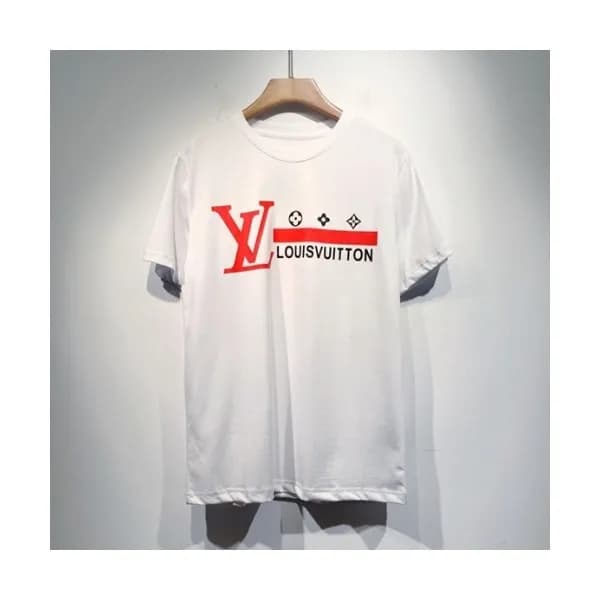 Louis vuitton Mm/Wm Logo Short Sleeved Tshirts Wh… - 1