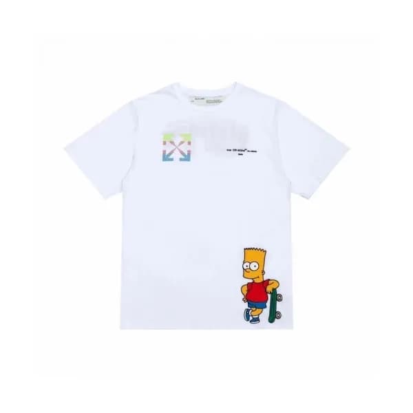 Off-white Mm/Wm Printing Logo Crew - neck Cotton … - 1