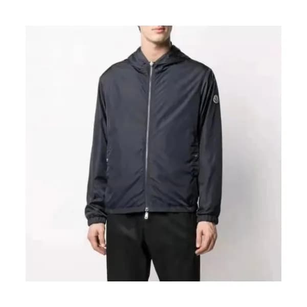 Moncler Mens Logo Casual Jackets Black - 몽클레어 202… - 1
