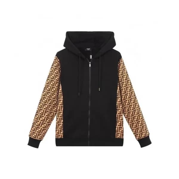 Fendi Mm/Wm Logo Casual Hoodie - 펜디 2021 남/녀 로고 캐쥬… - 1