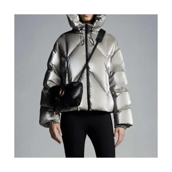Moncler Womens Patch Logo Modern Duck Down Paddin… - 1