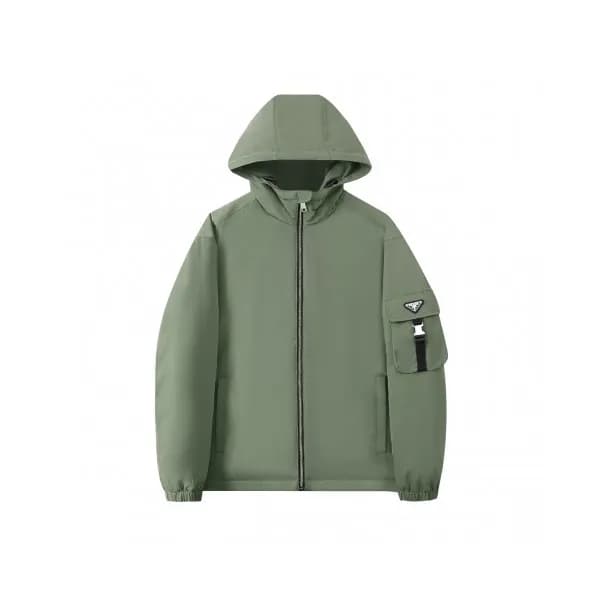 Prada Mens Logo Casual Jackets Green - 프라다 2021 남… - 1