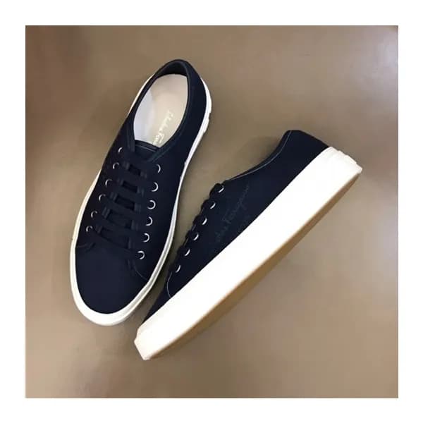 페라가모 남성 모던 네이비 스니커즈 - Mens Navy Sneakers - fer0348… - 1