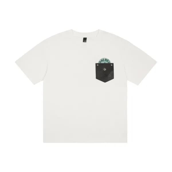 크롬하츠 남성 화이트 크루넥 반팔티 - Mens White Tshirts - chr0450… - 1