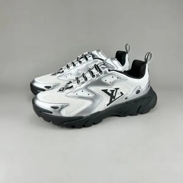 루이비통 남성 화이트 스니커즈 - Mens White Sneakers - lou05048x - 1