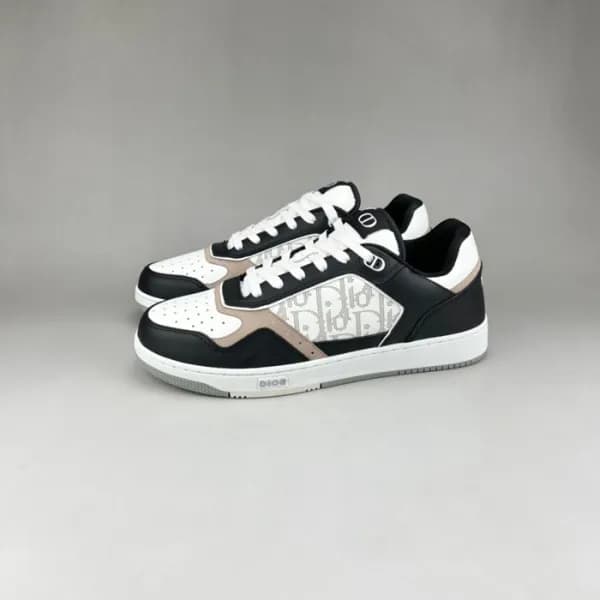 디올 남/녀 캐쥬얼 블랙 스니커즈 - Unisex Black Sneakers - dio02… - 1
