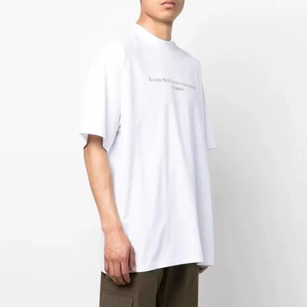 베트멍 남/녀 트렌디 화이트 반팔티 - Unisex White Tshirts - vet02… - 1