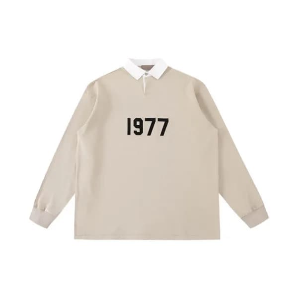 피어오브갓 남성 클래식 아이보리 긴팔티 - Mens Ivory Tshirts - fea04… - 1