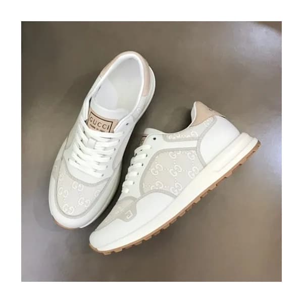 구찌 남성 클래식 화이트 스니커즈- Mens White Sneakers - guc05080… - 1