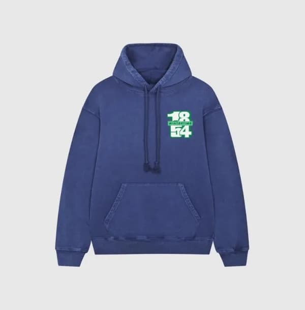 루이비통 남자 베이직 블루 후드티 - Mens Blue Hoodie - lou05249x - 1