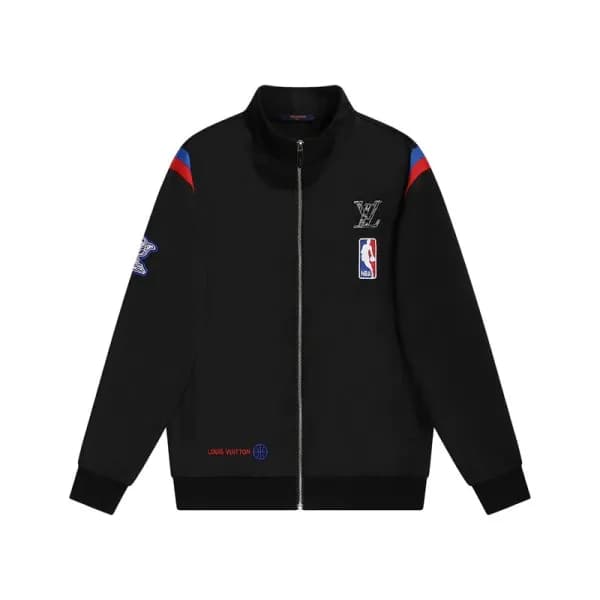 루이비통 남성 모던 블랙 맨투맨 - Louis vuitton Mens Black Tshir… - 1