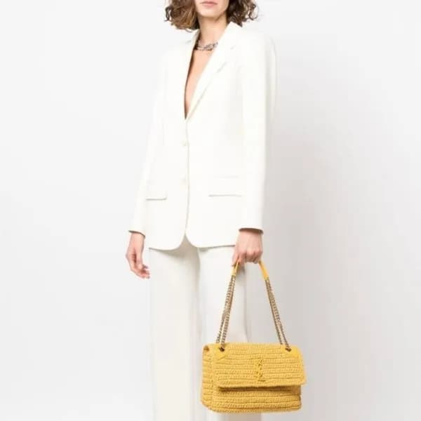 입생로랑 여성 옐로우 숄더백 - Saint Laurent Womens Yellow Shou… - 1