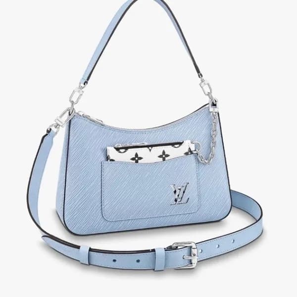 루이비통 여성 블루 마를리백 - Louis vuitton Womens Blue Marell… - 1