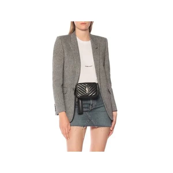 입생로랑 여성 블랙 힙색 - Saint Laurent Womens Black Hip-sac… - 1