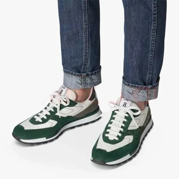 벨루티 남성 Fast Track 그린 스니커즈 - Berluti Mens Green Sn… - 1