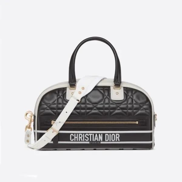 디올 여성 블랙 볼링백 - Dior Womens Black Bowling Bag - di3… - 1