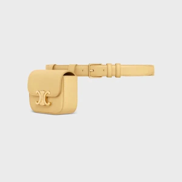 셀린느 여성 옐로우 힙색 - Celine Womens Yellow Hip Sack - ce… - 1