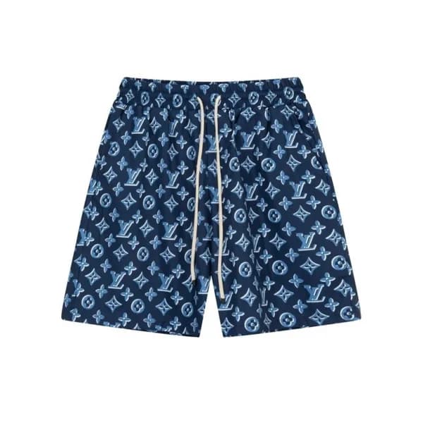 루이비통 남성 블루 반바지 - Louis vuitton Mens Blue Half-pant… - 1