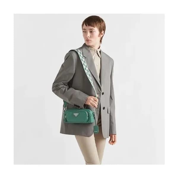 프라다 여성 그린 숄더백 - Prada Womens Green Shoulder Bag - … - 1