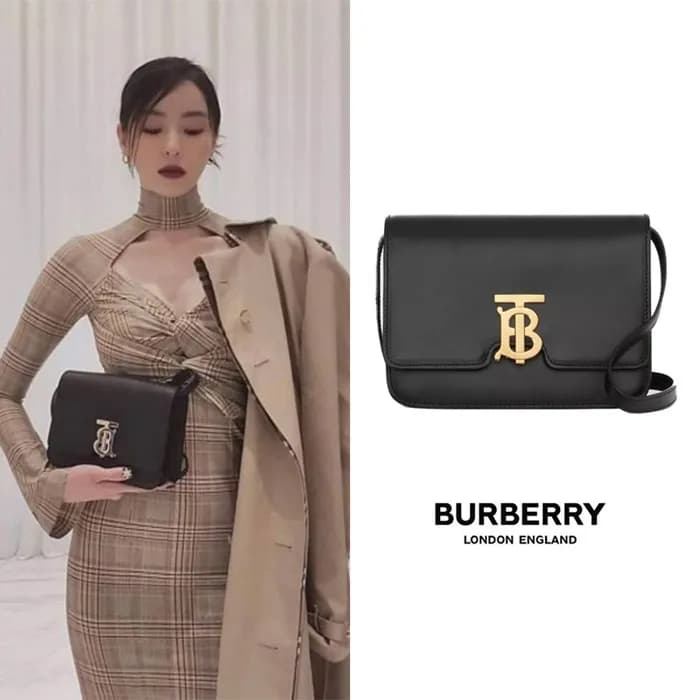 버버리 여성 스몰 레더 TB 백 이다희 가방 80345511 - Burberry Women… - 1