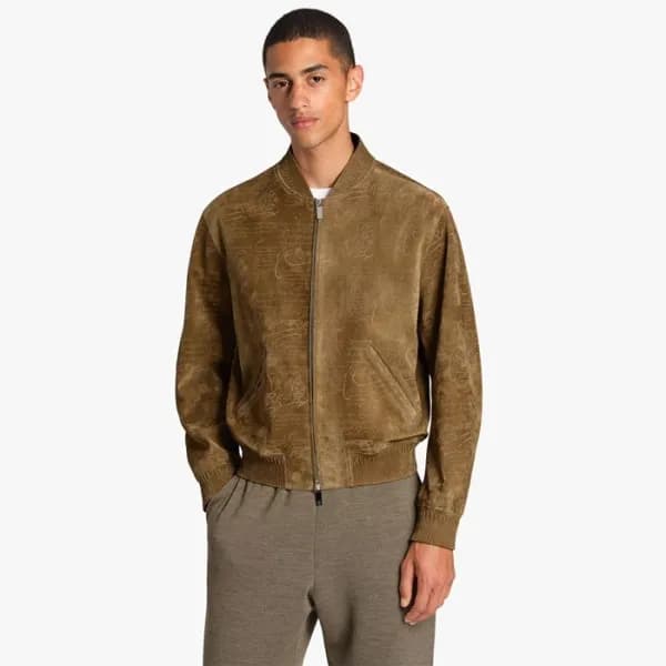 벨루티 남성 카멜 가죽 자켓 - Berluti Mens Camel Jackets - ber… - 1