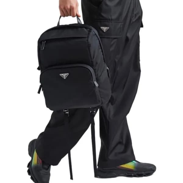 프라다 남성 리나일론 사피아노 백팩 【매장-350만원대】 - Prada Mens Black… - 1