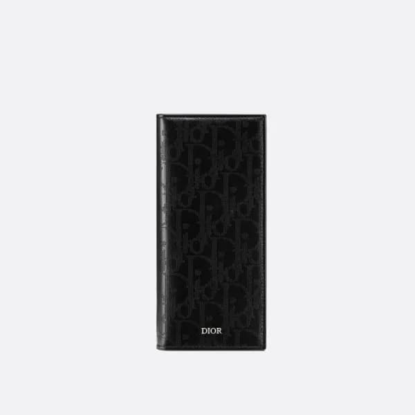 디올 남성 블랙 장지갑 - Dior Mens Black Long Wallets - di83… - 1