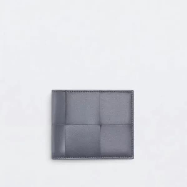 보테가베네타 남성 그레이 반지갑 - Bottega Veneta Mens Gray Half … - 1