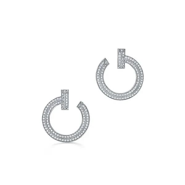 티파니 여성 화이트 골드 이어링 - Tiffany Womens White Gold Earr… - 1