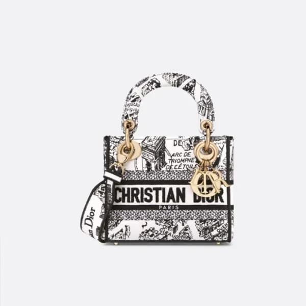 디올 여성 블랙 레이디백 - Dior Womens Black Lady Bag - di894… - 1