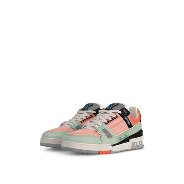 루이비통 남성 그린 스니커즈 - Louis vuitton Mens Green Sneaker… - 1