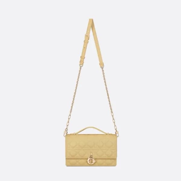 디올 여성 옐로우 미스 백 - Dior Womens Yellow Miss Bag - dib… - 1