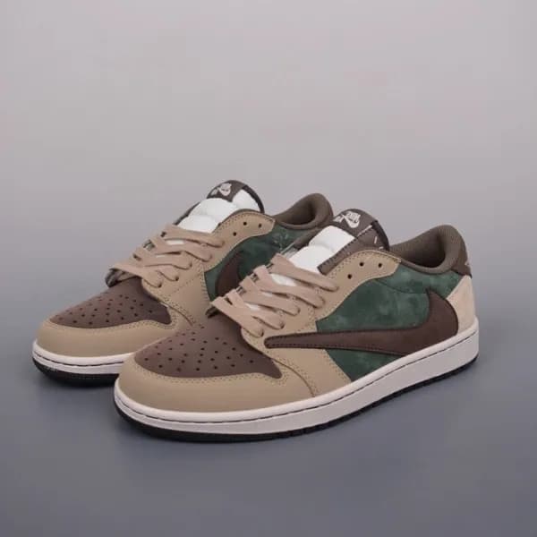 나이키 x Air Jordan 남성 브라운 스니커즈 - Nike Mens Brown Sne… - 1