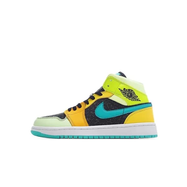 나이키 남/녀 그린 하이탑 스니커즈 - Nike Jordan 1 Unisex Sneaker… - 1
