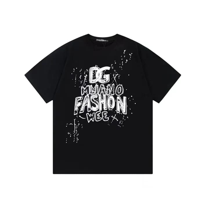 돌체앤가바나 남성 블랙 반팔티 - Dolce&Gabbana Mens Black Tshirt… - 1