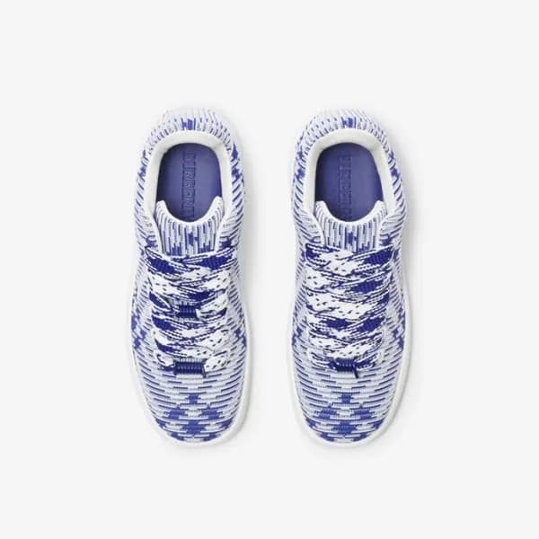 버버리 남/녀 블루 스니커즈 - Burberry Unisex Blue Sneakers - … - 1