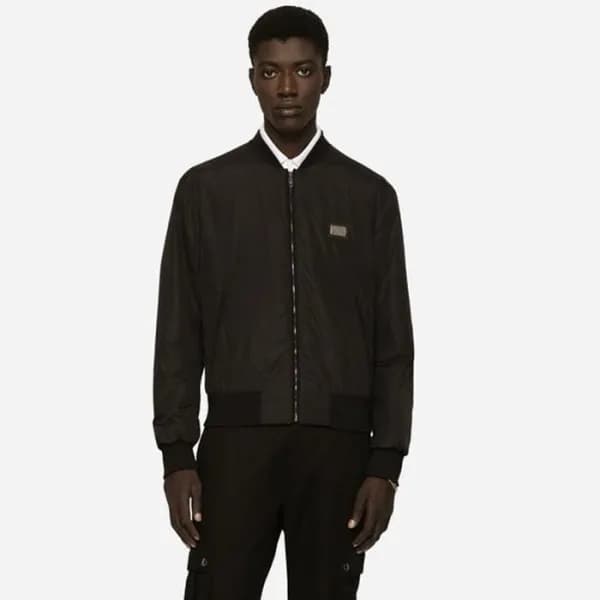 돌체앤가바나 남성 블랙 블루종 - Dolce&Gabbana Mens Black Blouso… - 1