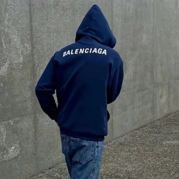 발렌시아가 남성 오버핏 후드티 - Balenciaga Mens Over Size Hoodi… - 1