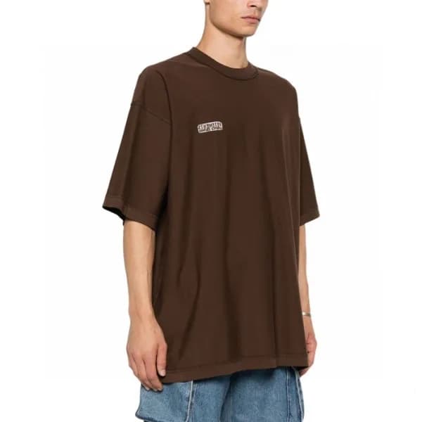 베트멍 남/녀 라운드 반팔 티셔츠 - Vetements Unisex Over Size Ts… - 1
