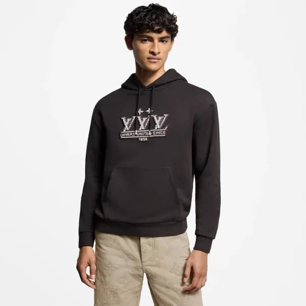 루이비통 남성 베이직 후드티 - Louis vuitton Mens Basic Hoodie … - 1